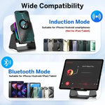 Clakora – Altavoz con soporte y luces RGB