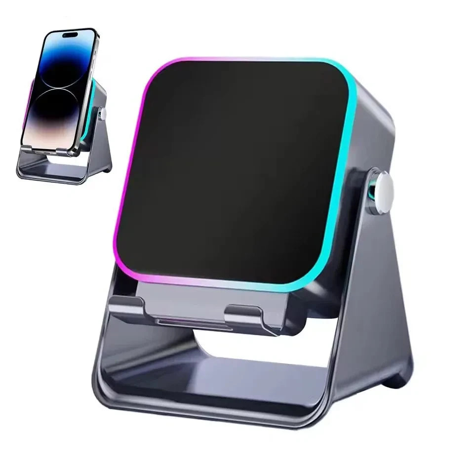 Clakora – Altavoz con soporte y luces RGB
